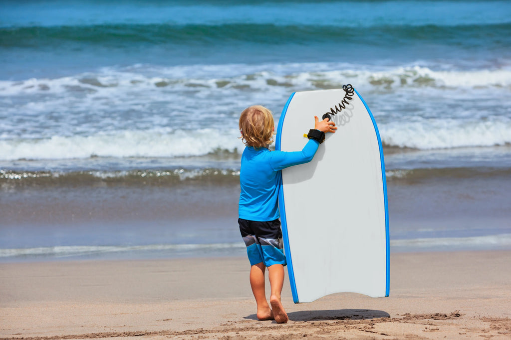 Blue 33 Inch EPS Core Bodyboard with Wrist Leash R7311