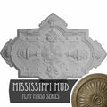 Cathedral Ceiling Medallion, Hand-Painted Mississippi Mud W86117