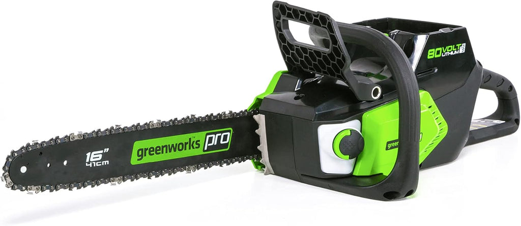80V 16" Brushless Cordless Chainsaw with 2.5Ah Battery and Charger W310102