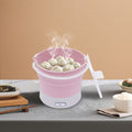 Mini Folding Electric Hot Pot Cooker Travel Pot Dual Voltage 100V-240V P429