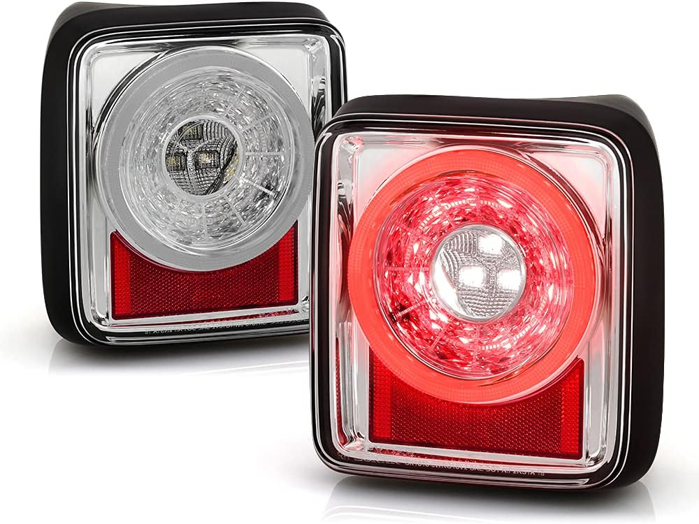 Black Housing Smoke Lens Full LED Sequential Tail Lights Assembly N7870