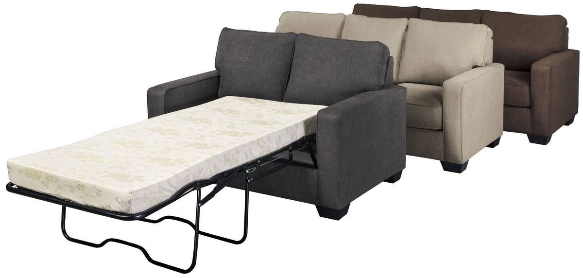 Zeb Charcoal Twin Sofa Sleeper A21718