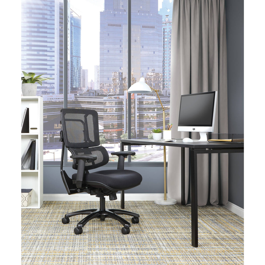 Black Mesh Back Chair with Black Base Y8048