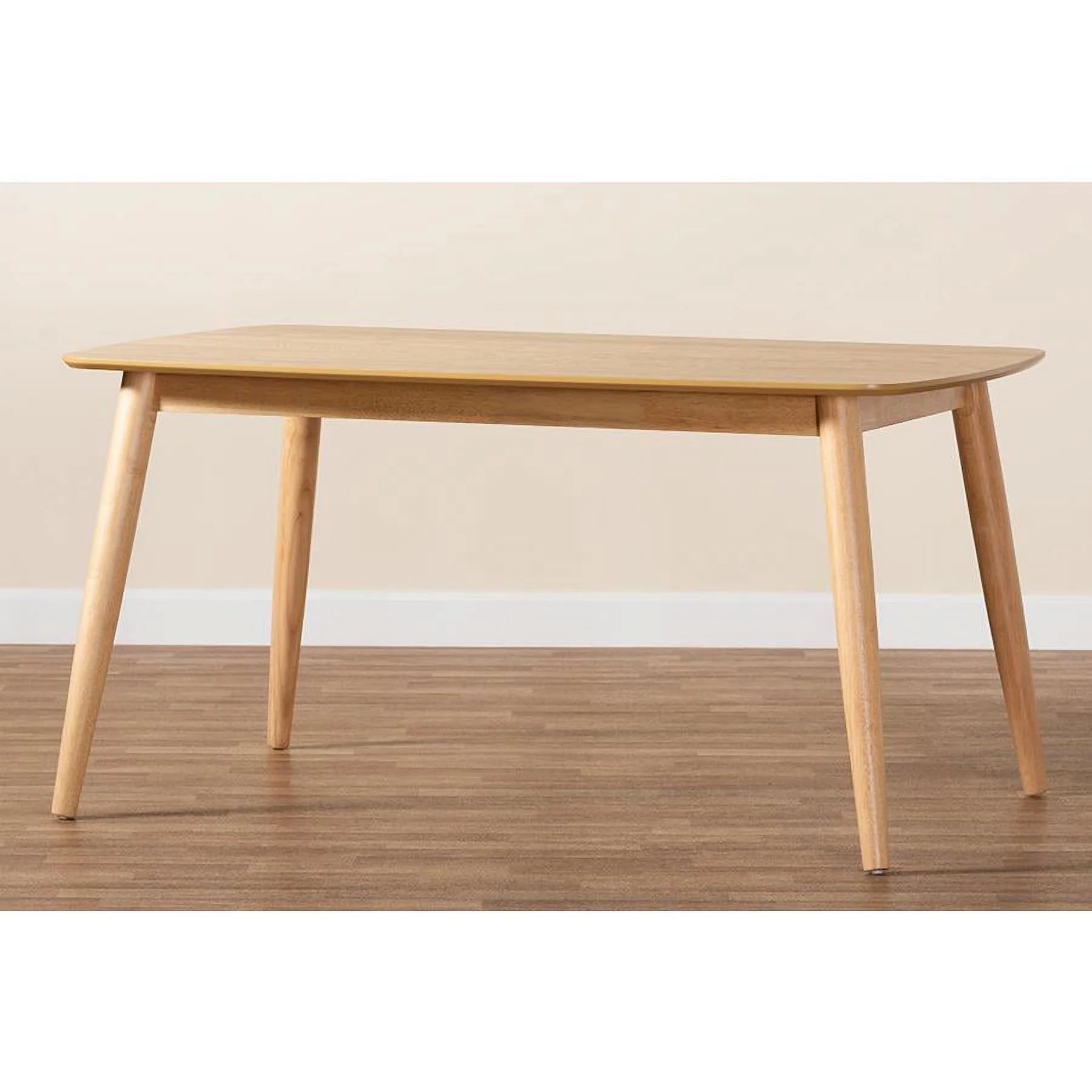 Natural Oak Finished Wood Dining Table T4367