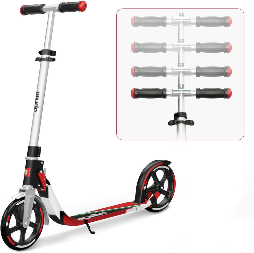 Foldable Kick Scooter with Big Wheel, 4 Level Height Adjustable L380591