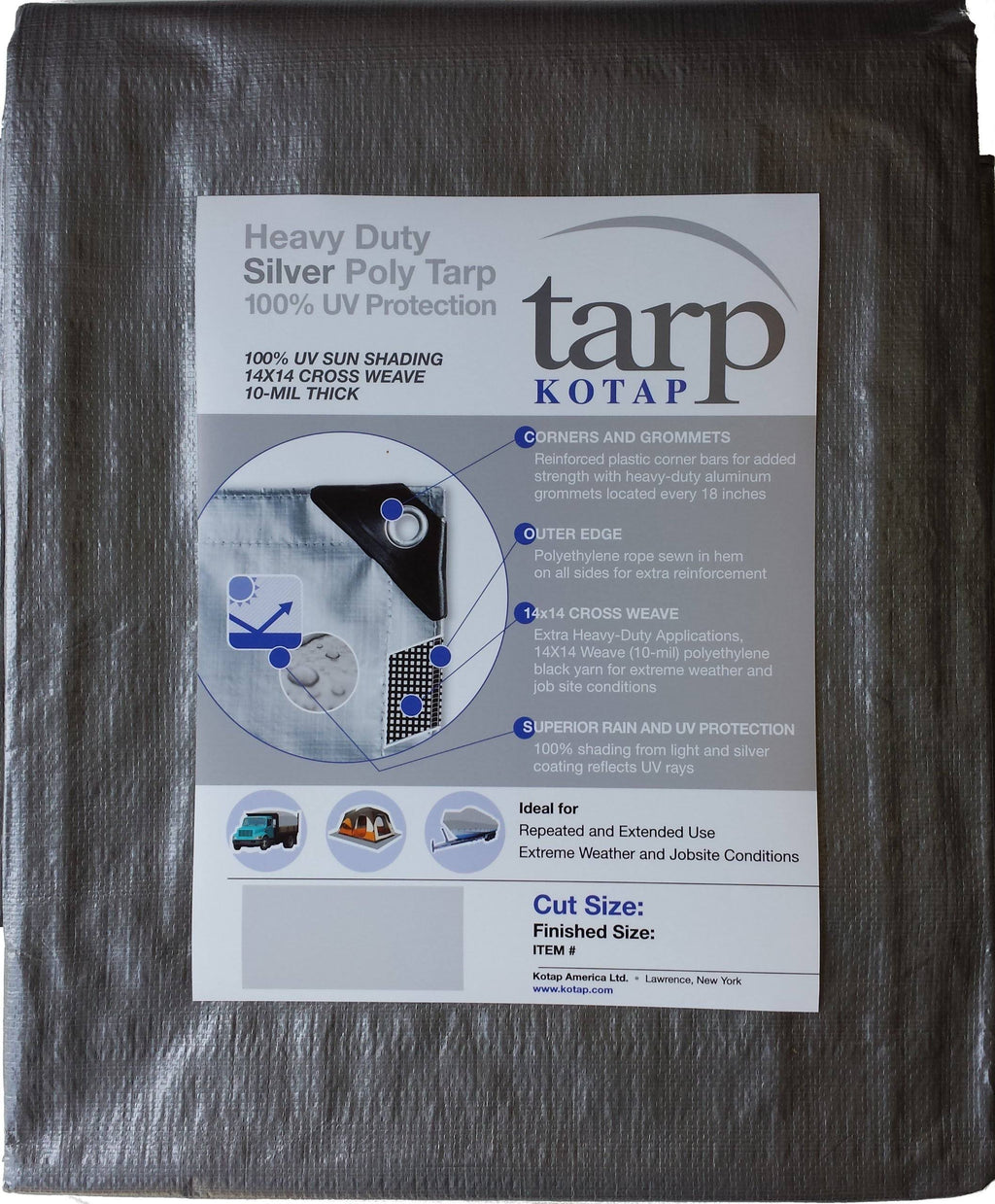 Silver Poly Tarp F502711