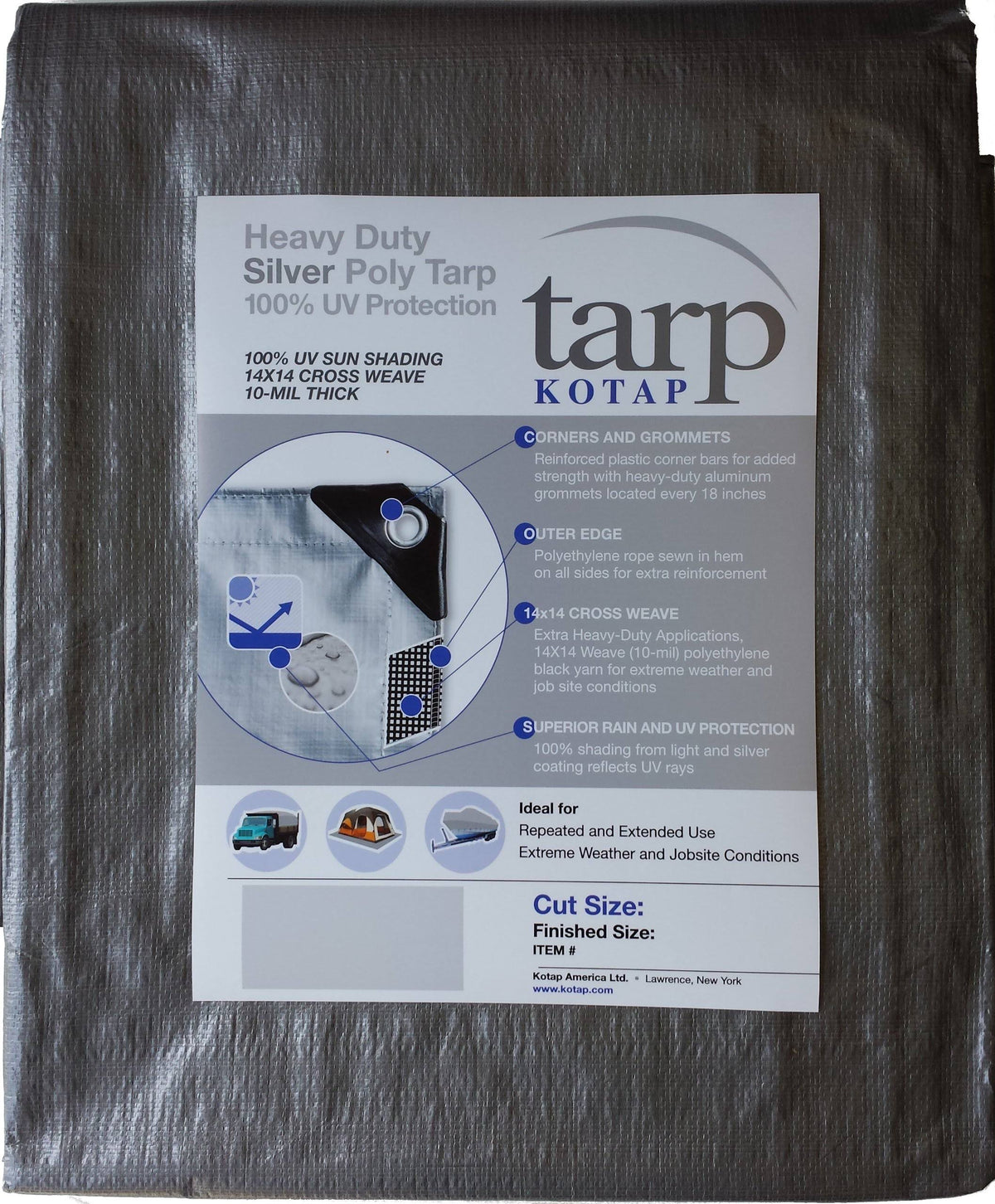 Silver Poly Tarp F502711