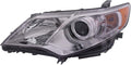 Chrome Housing Halogen Headlight for 2012-2014 Toyota Camry 4 Door Sedan E524554