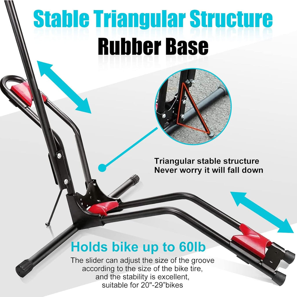 Vertical Bike Floor Stand, Adjustable Height, Pack of 2 V80766