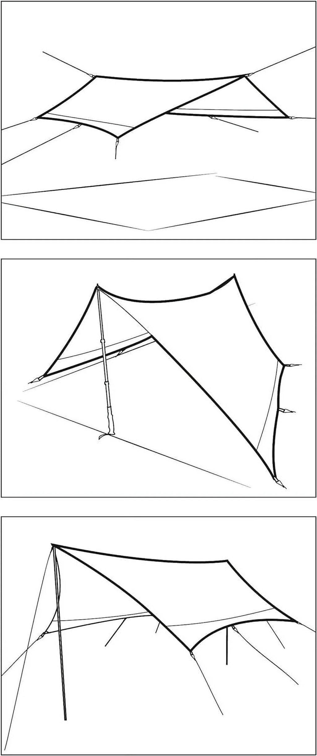 Lightweight 2-Person 3 Season Rain Fly Tent Tarp Z541851