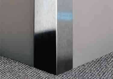 Stainless Steel Corner Guards 3 in. x 3 in. x 8ft. B535406