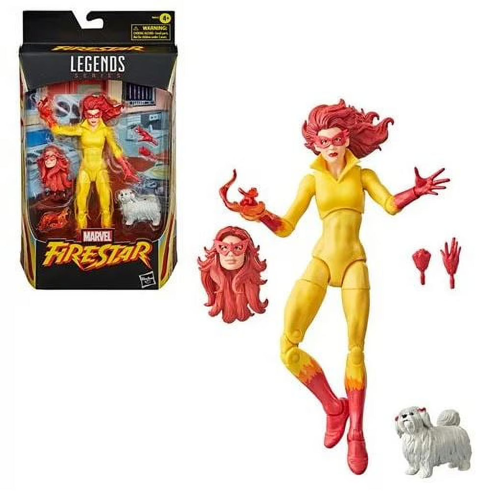 Marvel Legends Series Firestar 6" Action Figure with Ms. Lion & Accessories A8987
