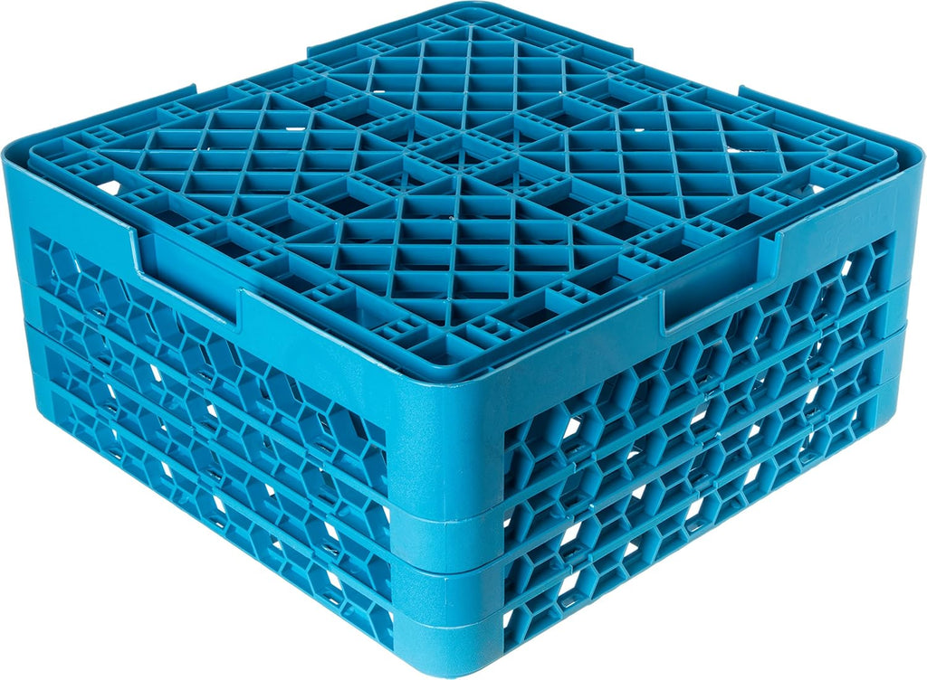 Blue Glass Rack with 3 Extenders, Pack of 2 Y226859