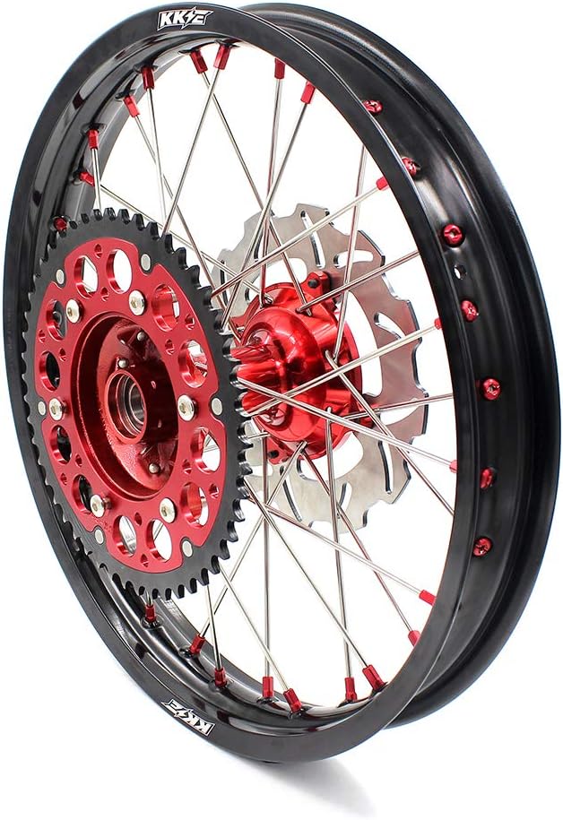 Casting Motorcycle Wheels Rims Red Nipple I4880