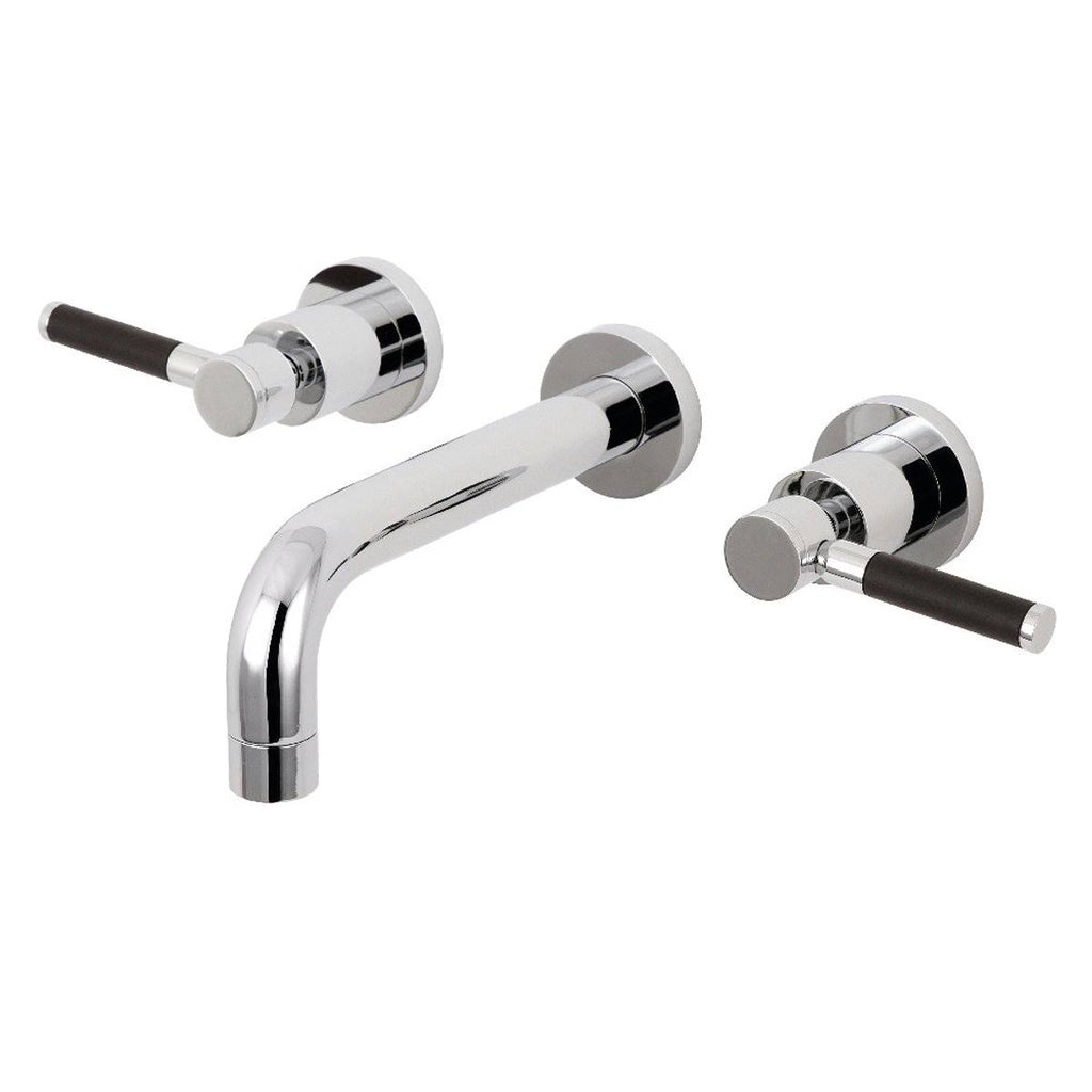 2-Handle Wall Mount Bathroom Faucet, Polished Nickel K7950