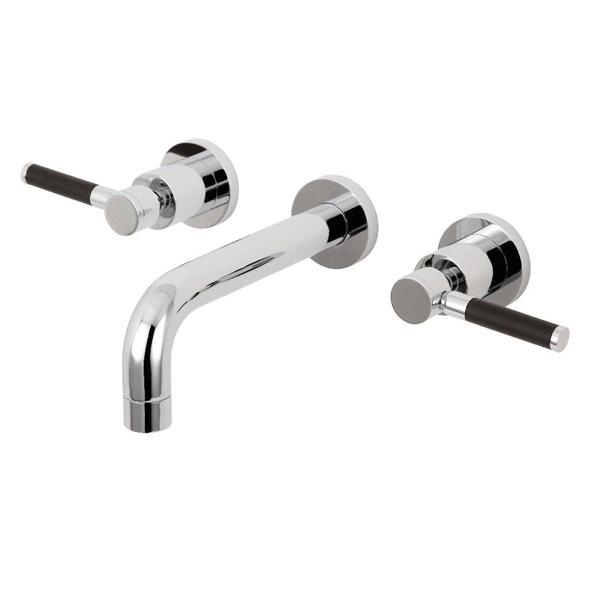 2-Handle Wall Mount Bathroom Faucet, Polished Nickel K7950