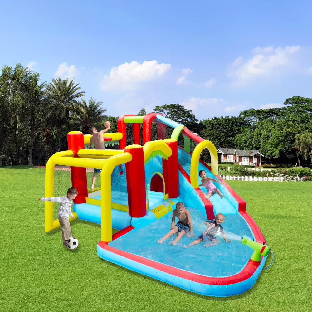 Multicolor Inflatable Water Park Bounce House T7412