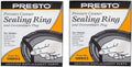 Black 2 Pack Pressure Cooker Sealing Ring L4303
