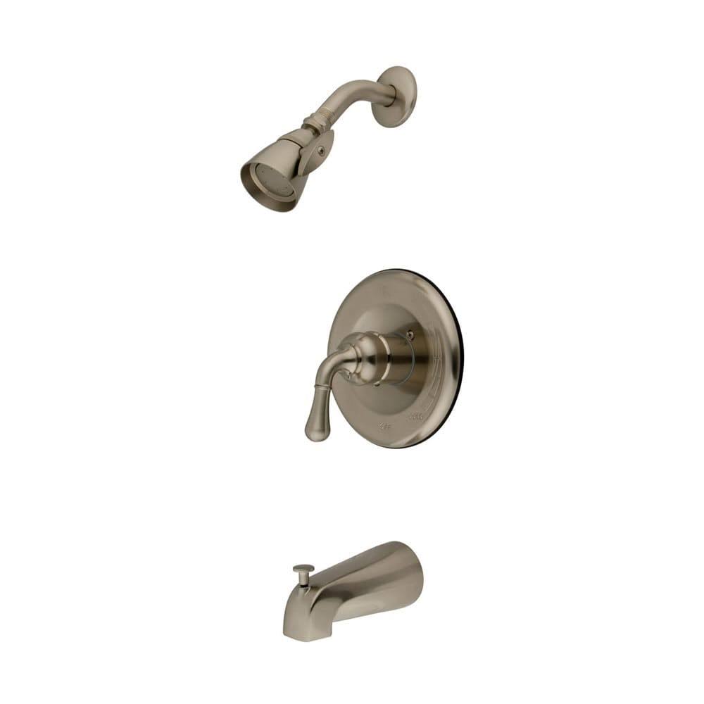Single Handle Tub & Shower Faucet, Satin Nickel Finish Y877620